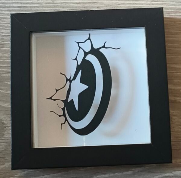 Captain America Shield 12cm Shadow Box