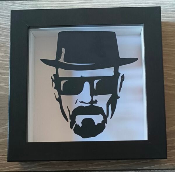6x6 Inch Black Breaking Bad Shadow Box